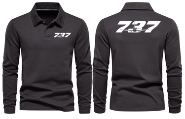 BOEING 737 LONG SLEEVE POLO